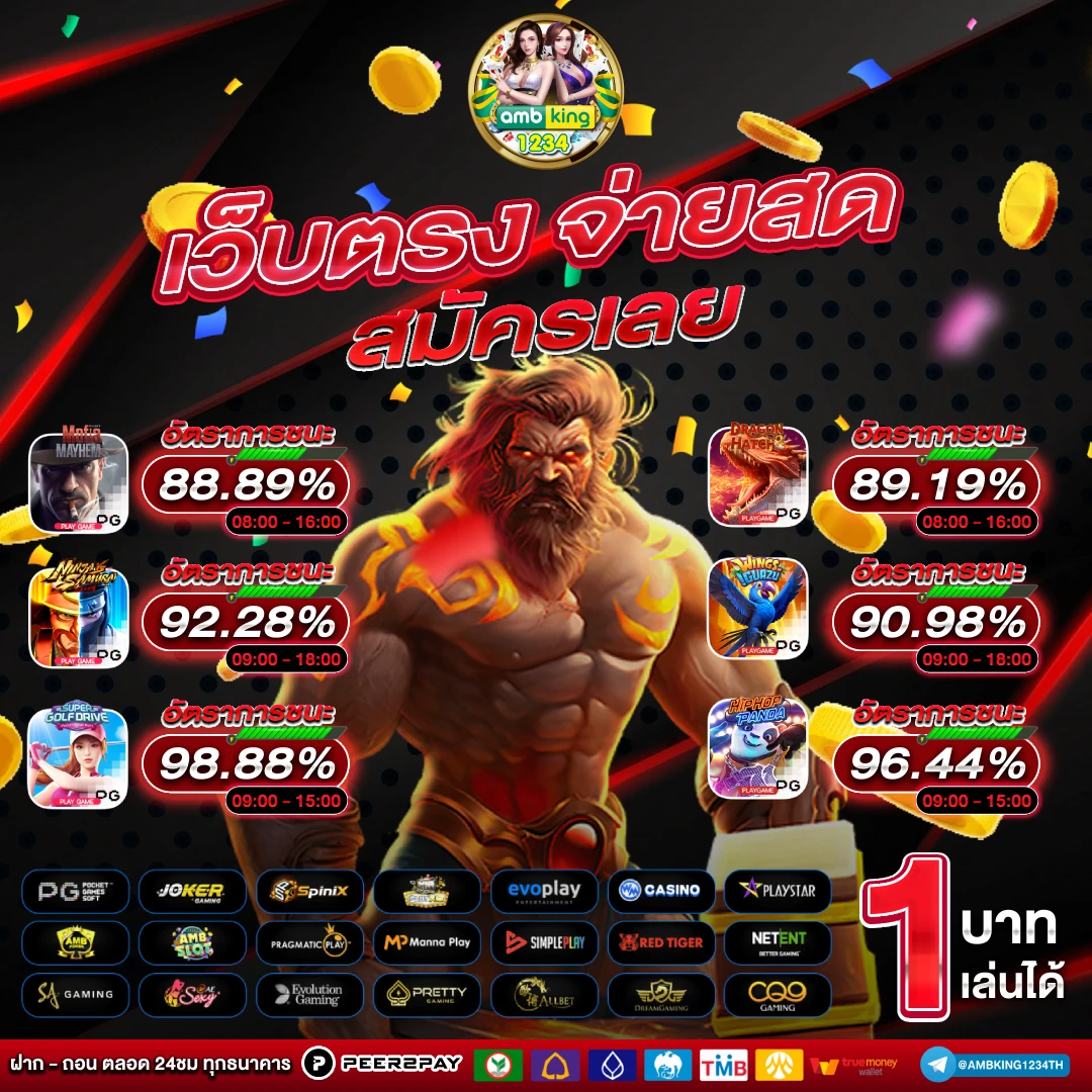 เว็บตรงลิขสิทธิ์แท้ จากต่างประเทศ - แบนเนอร์โปรโมชั่น